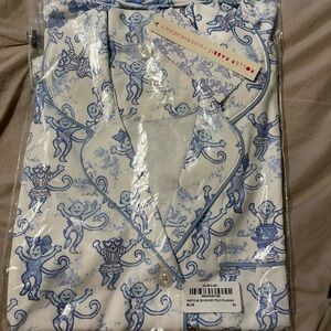 SOLD Roller Rabbit x Loveshackfancy Pastiche De Monkey Women’s Polo Pajamas
